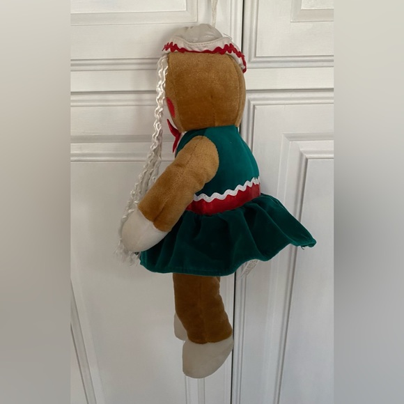 Target Plush Gingerbread Girl Doll Christmas  14” Stuffed Animal Vintage 1990 - Picture 2 of 9